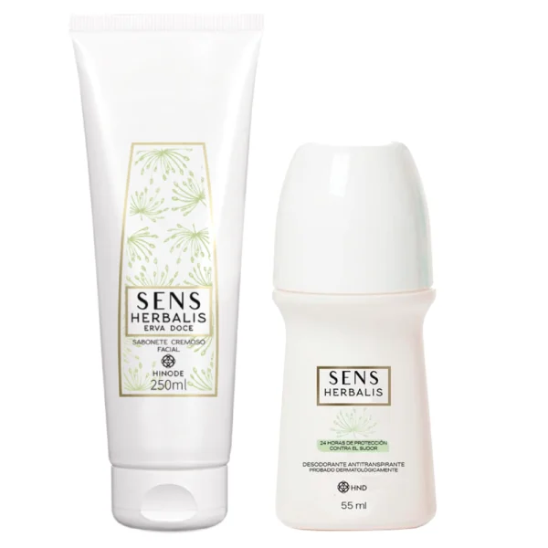 Kit Sens Herbalis Jabón Facial + Desodorante Roll On