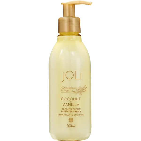 Aceite en Crema Desodorante Corporal Joli Precious Oils Coco y Vainilla