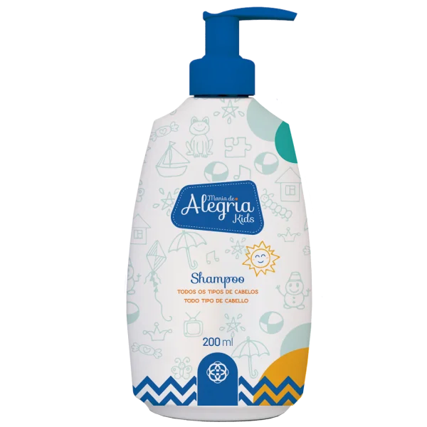 Shampoo Mania De Alegria Kids - Shampoo Todo Tipo de Cabello