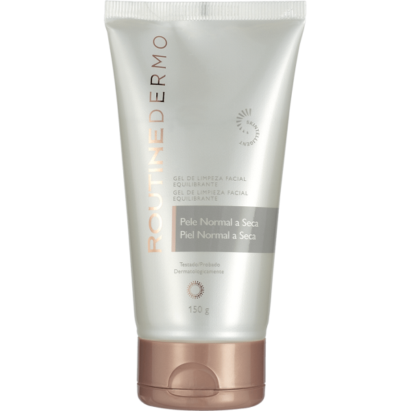 Gel De Limpieza Facial Equilibrante Routine Dermo Piel Normal a Seca 150g
